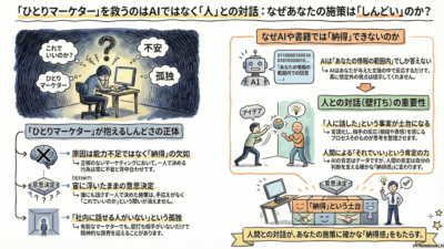 「この施策で合ってますか？」——その問いに、AIも記事も答えられない理由